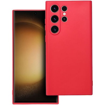 Θήκη Σιλικόνης Για Samsung Galaxy S23 Ultra 5G Soft Case 2.0mm –Κόκκινο