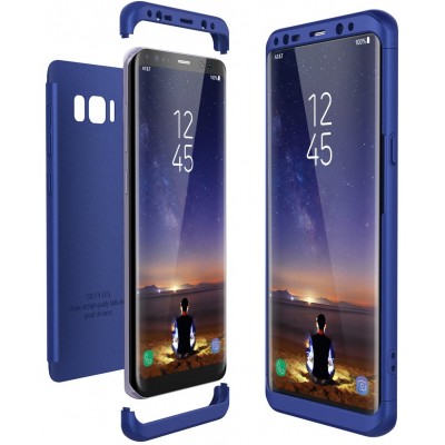 Θήκη  Samsung Galaxy S8 Plus  360 Full Cover Protection  - Μπλε