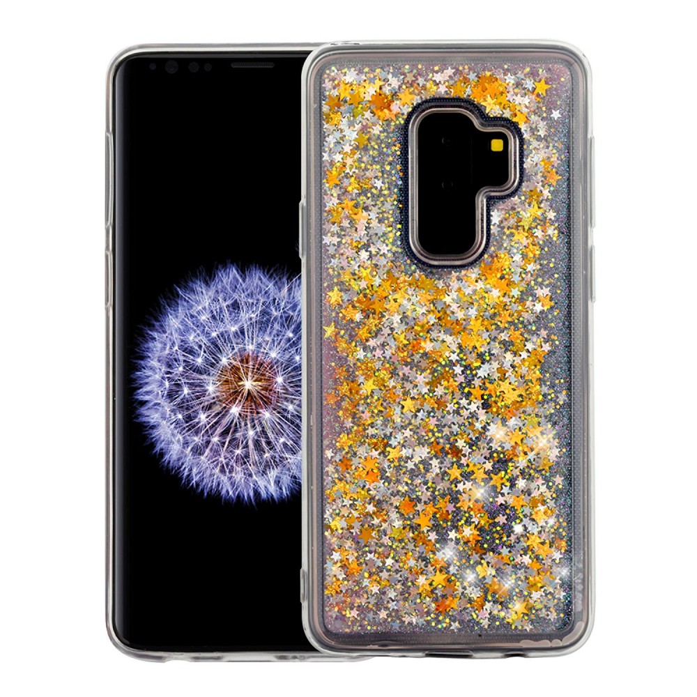 Θήκη Samsung Galaxy S9 Με Υγρό Glitter -Χρυσό Θήκες Smartphone
