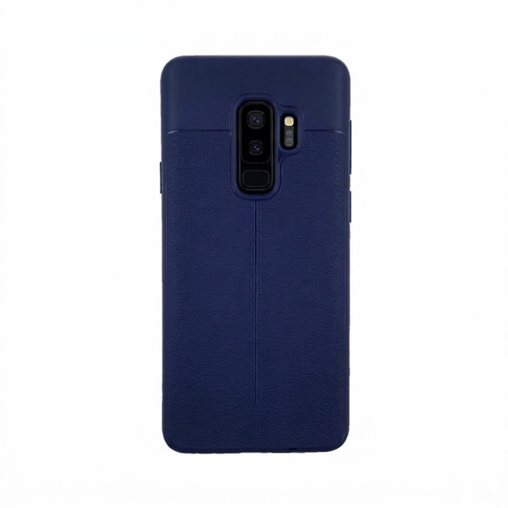 Θήκη Samsung Galaxy S9 Plus Σιλικόνης Tpu Litchi  -Μπλε Θήκες Smartphone