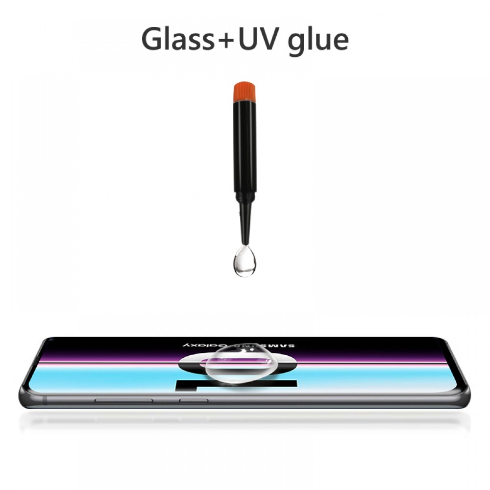 Samsung Galaxy S10  Curved Liquid UV Tempered Glass With UV NanoScale Light Προστασία οθόνης