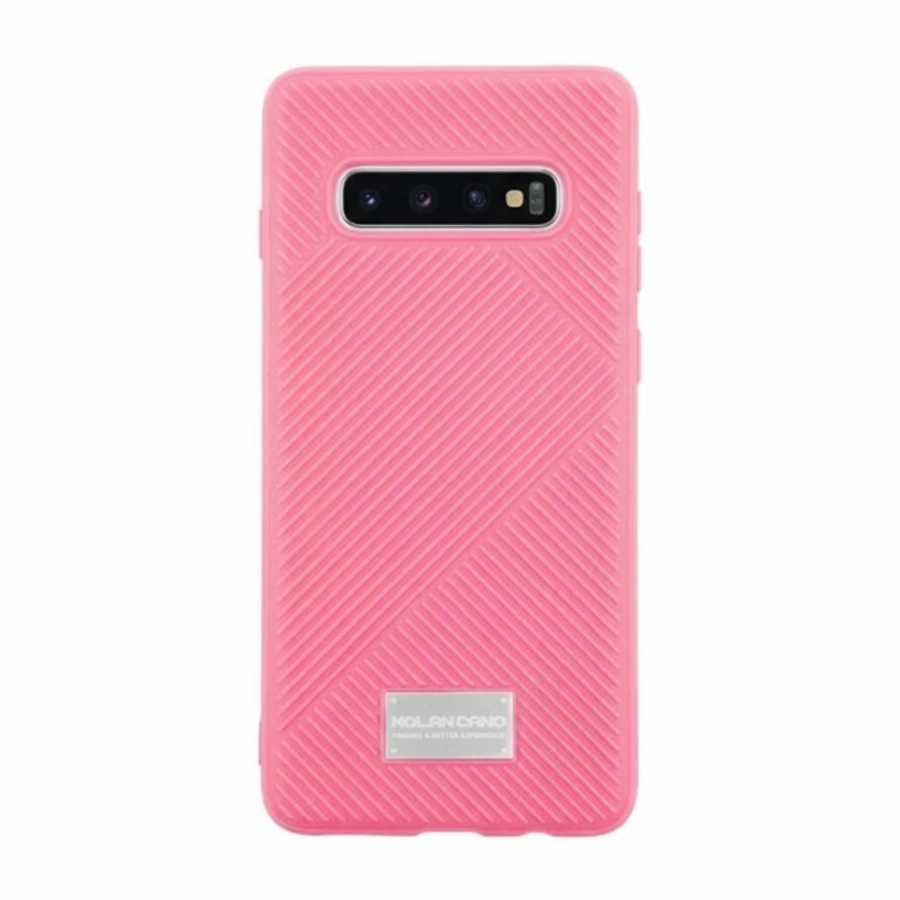 Θήκη Samsung Galaxy S10 Plus Molan Cano Jelline Bumper -Ροζ Θήκες Smartphone