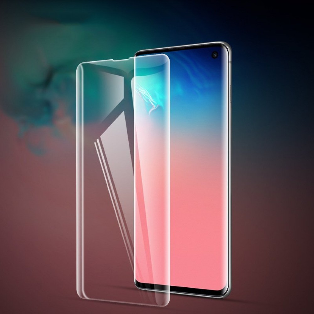 Samsung Galaxy S10  Curved Liquid UV Tempered Glass With UV NanoScale Light Προστασία οθόνης