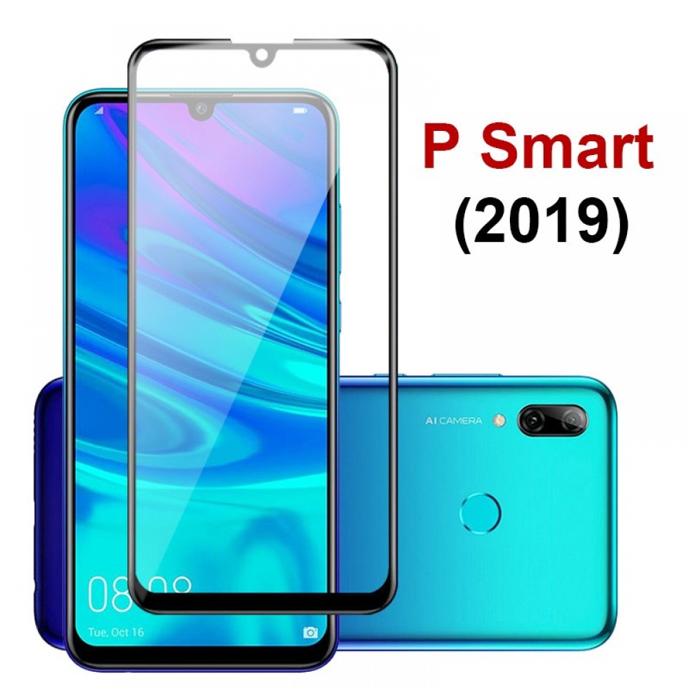 Huawei P Smart 2019 / Honor 10 Lite 3D Full Face Προστατευτικό Οθόνης Αντιχαρακτικό Γυαλί –Μαύρο Προστασία οθόνης