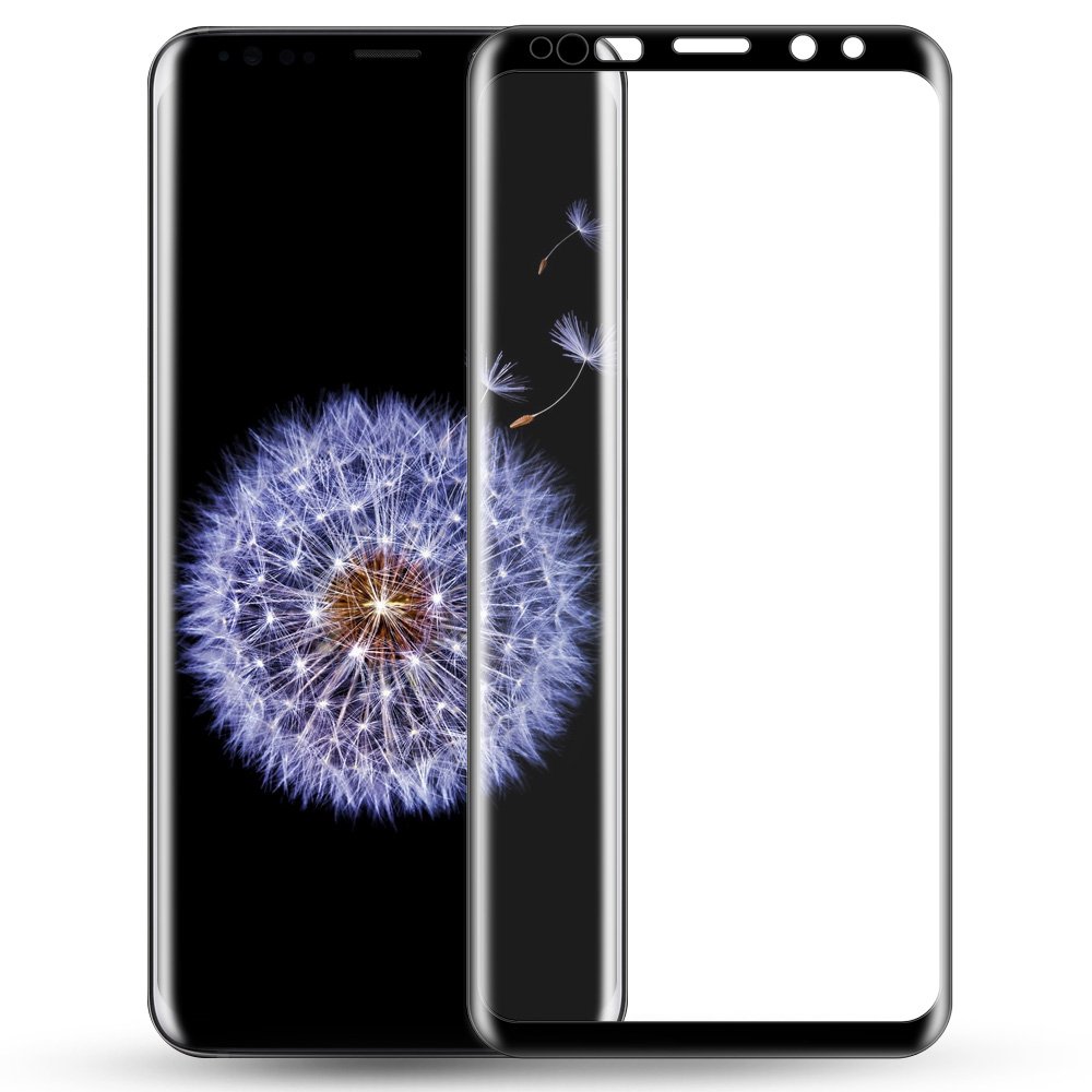 Samsung Galaxy S9 Plus 3D Full Glue Full Face 9H Tempered Glass Αντιχαρακτικό Γυάλινο - Black Προστασία οθόνης