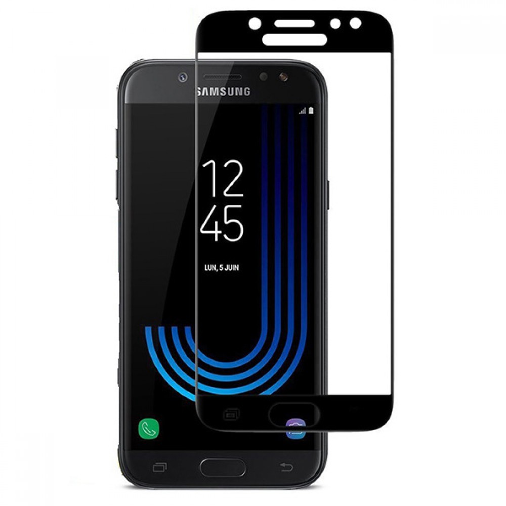 Samsung Galaxy J7 2017 3D Full Face Προστατευτικό Οθόνης Αντιχαρακτικό Γυαλί –Μαύρο Προστασία οθόνης