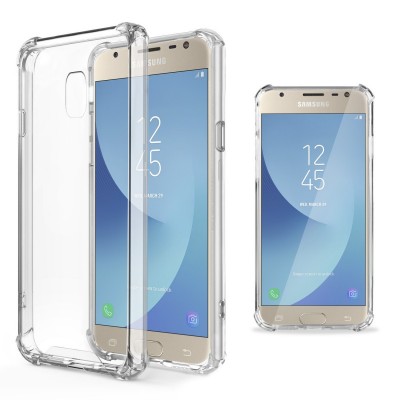 Θήκη Samsung Galaxy J3 2017 Σιλικόνης Anti Shock  -Διάφανη