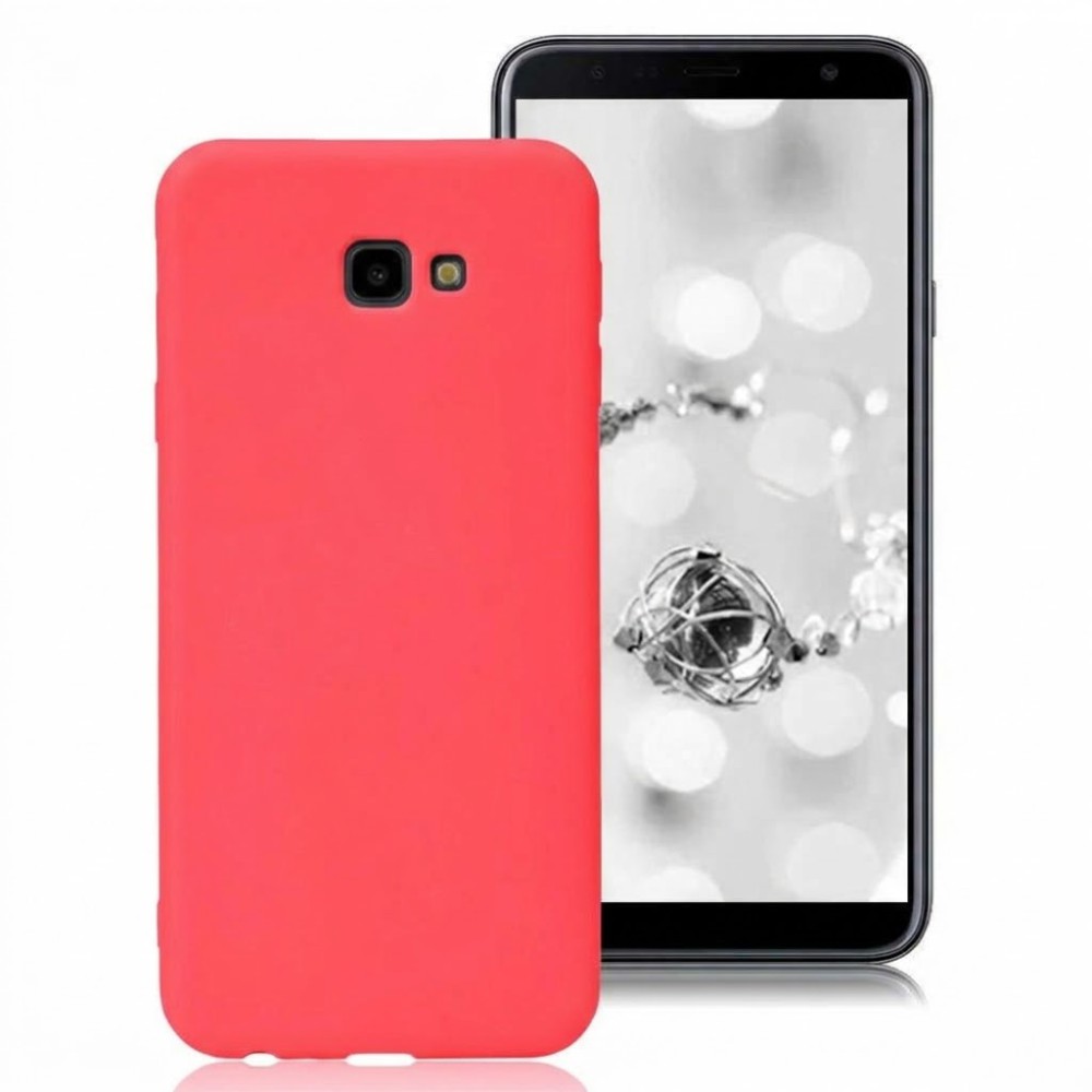 Θήκη Σιλικόνης Slim Fit Για Samsung Galaxy J4 Plus 2018 –Κόκκινο Θήκες Smartphone