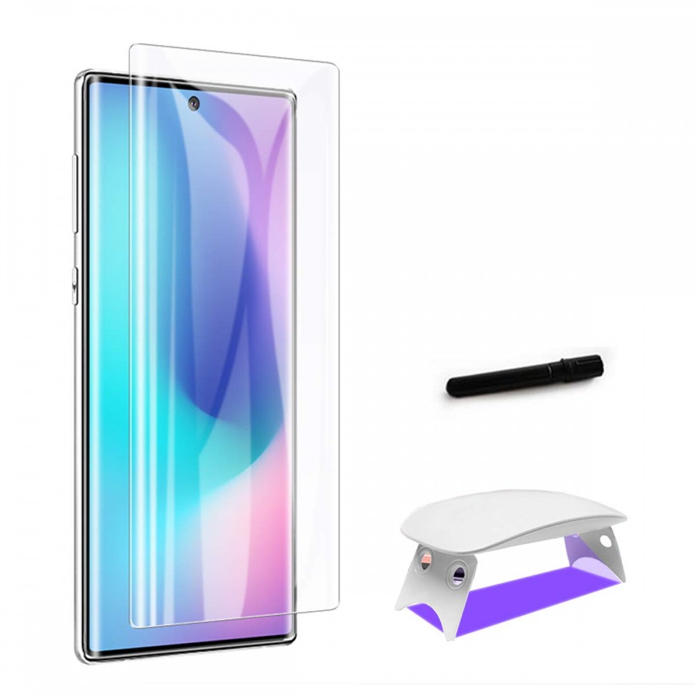 Samsung Galaxy Note 10 Curved Liquid UV Tempered Glass With UV NanoScale Light  Προστασία οθόνης
