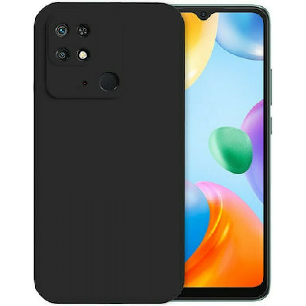 Θήκη Σιλικόνης Για Xiaomi Redmi 10C / Poco C40 Soft Case 2.0mm –Μαύρο Θήκες Xiaomi Redmi 10C / Poco C40