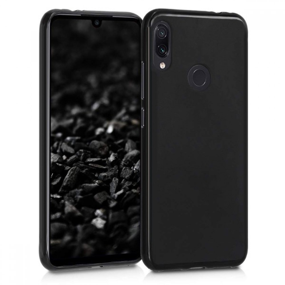 Θήκη Σιλικόνης Xiaomi Redmi 7 Soft matte tpu  - Black Θήκες Smartphone