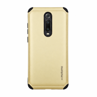 Θήκη Xiaomi Mi 9T / Mi 9T Pro / Redmi K20 Pro Motomo Tough Armor Back Cover Υβριδική κατασκευή  -Gold