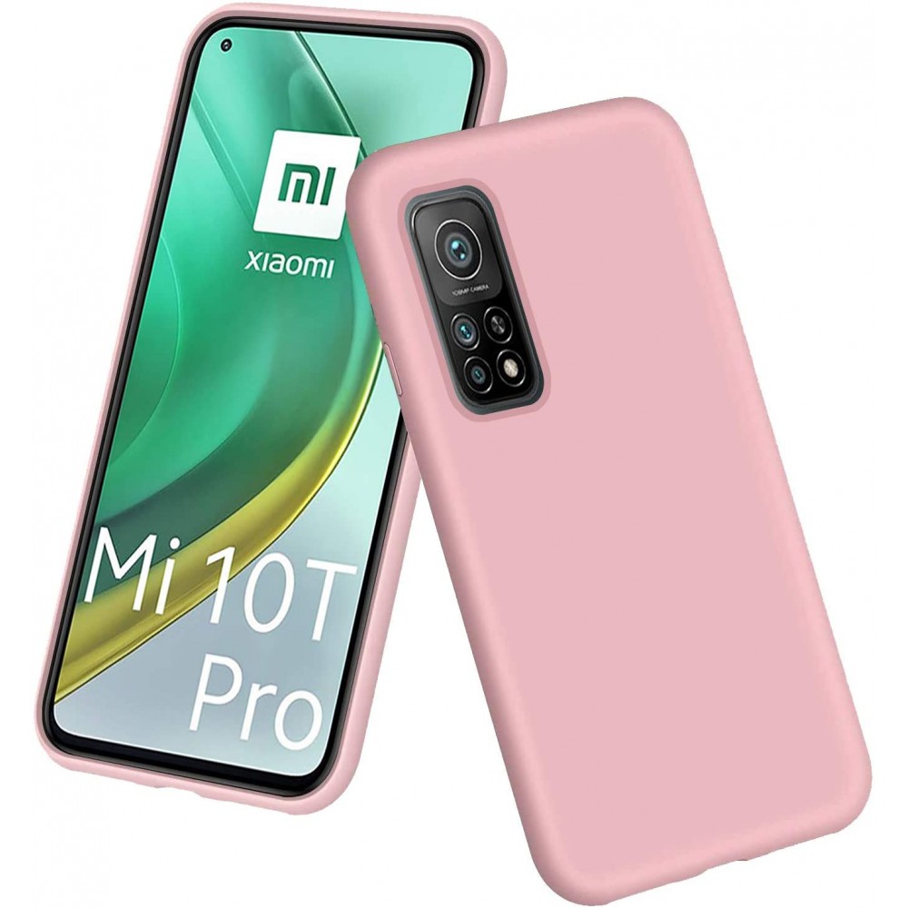 Θήκη Σιλικόνης Slim Fit Για Xiaomi Mi 10T / 10T Pro –Ροζ Θήκες Smartphone