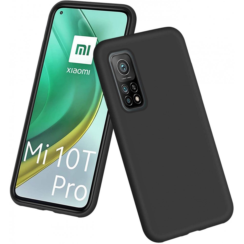 Θήκη Σιλικόνης Slim Fit Για Xiaomi Mi 10T / 10T Pro –Μαύρο Θήκες Smartphone