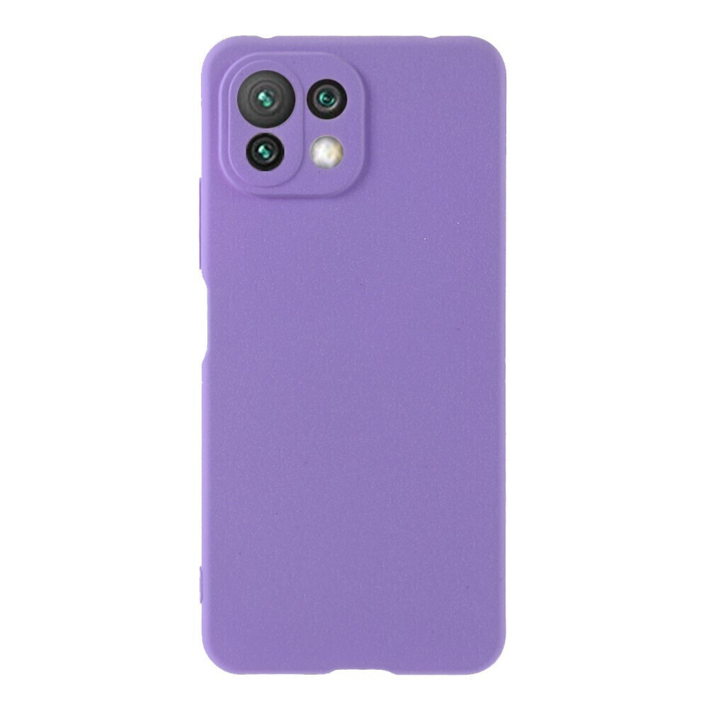 Θήκη Σιλικόνης Για Xiaomi Mi 11 Lite 4G / 5G Soft Case 2.0mm –Μωβ Θήκες Smartphone