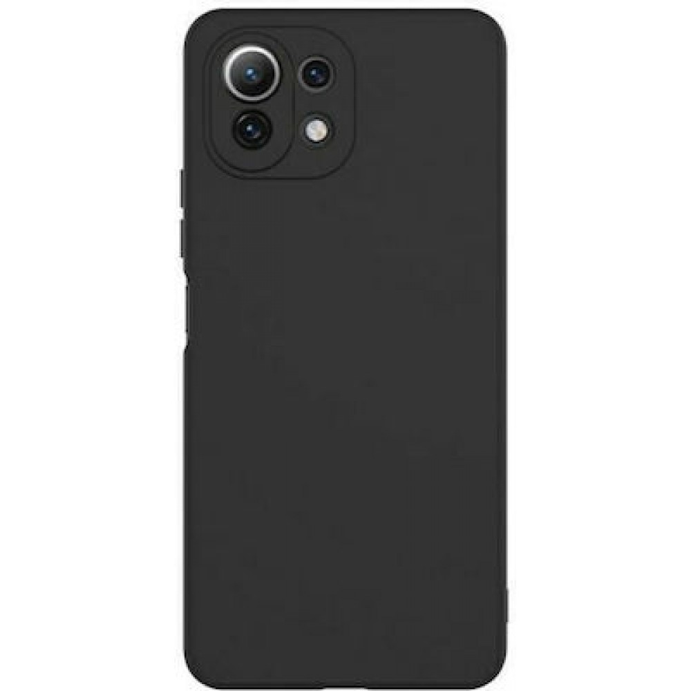 Θήκη Σιλικόνης Για Xiaomi Mi 11 Lite 4G / 5G Soft Case 2.0mm –Μαύρο Θήκες Smartphone