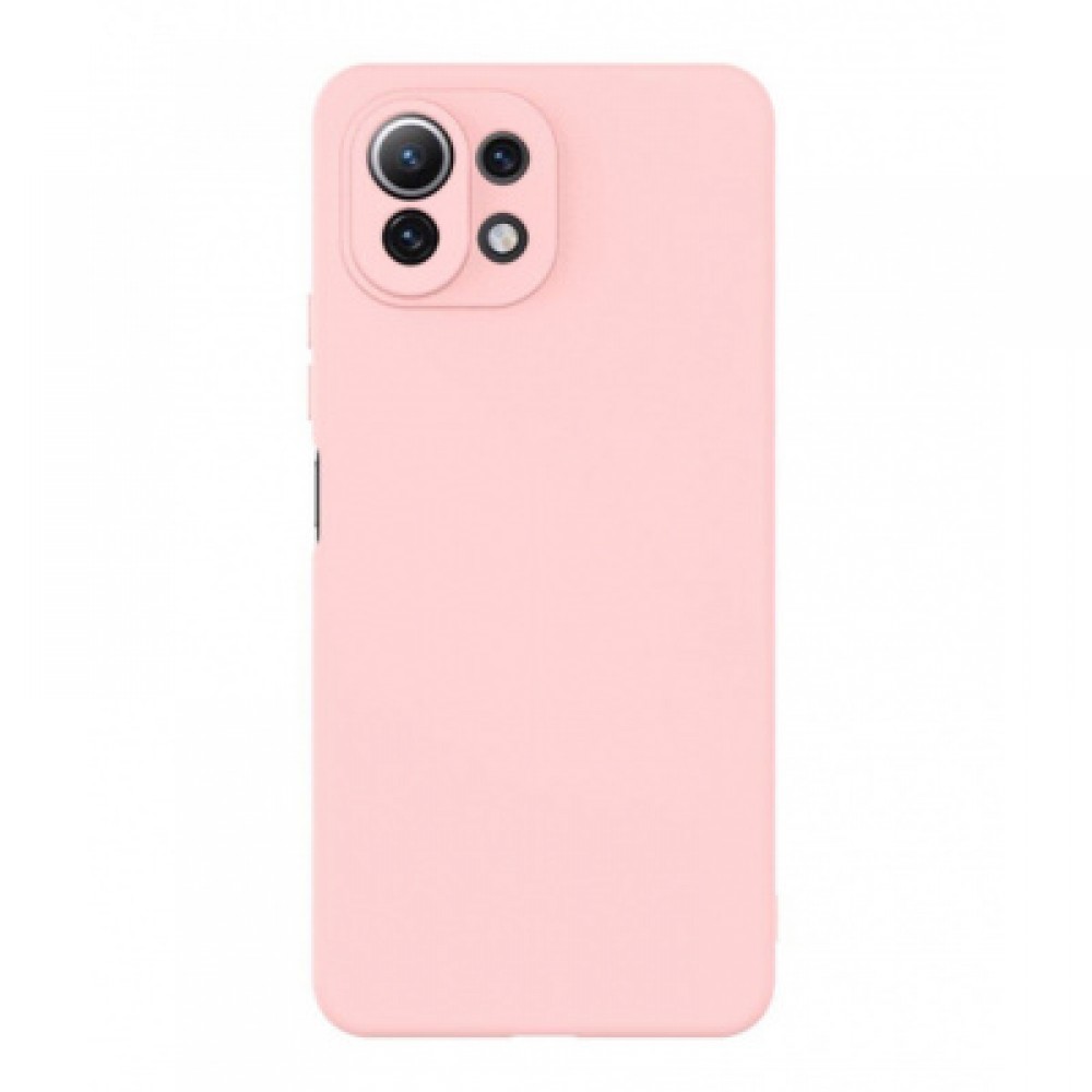 Θήκη Σιλικόνης Για Xiaomi Mi 11 Lite 4G / 5G Soft Case 2.0mm –Ροζ Θήκες Smartphone