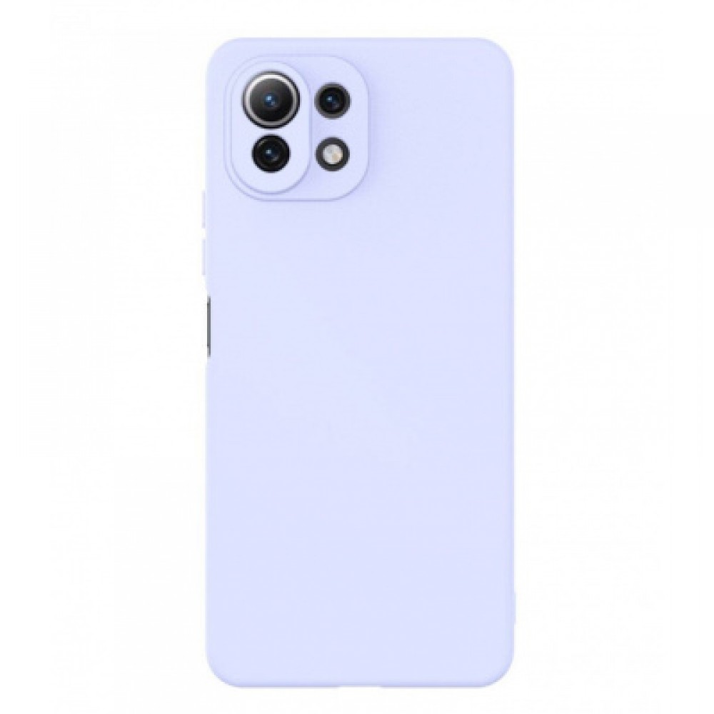 Θήκη Σιλικόνης Για Xiaomi Mi 11 Lite 4G / 5G Soft Case 2.0mm –Λιλά Θήκες Smartphone