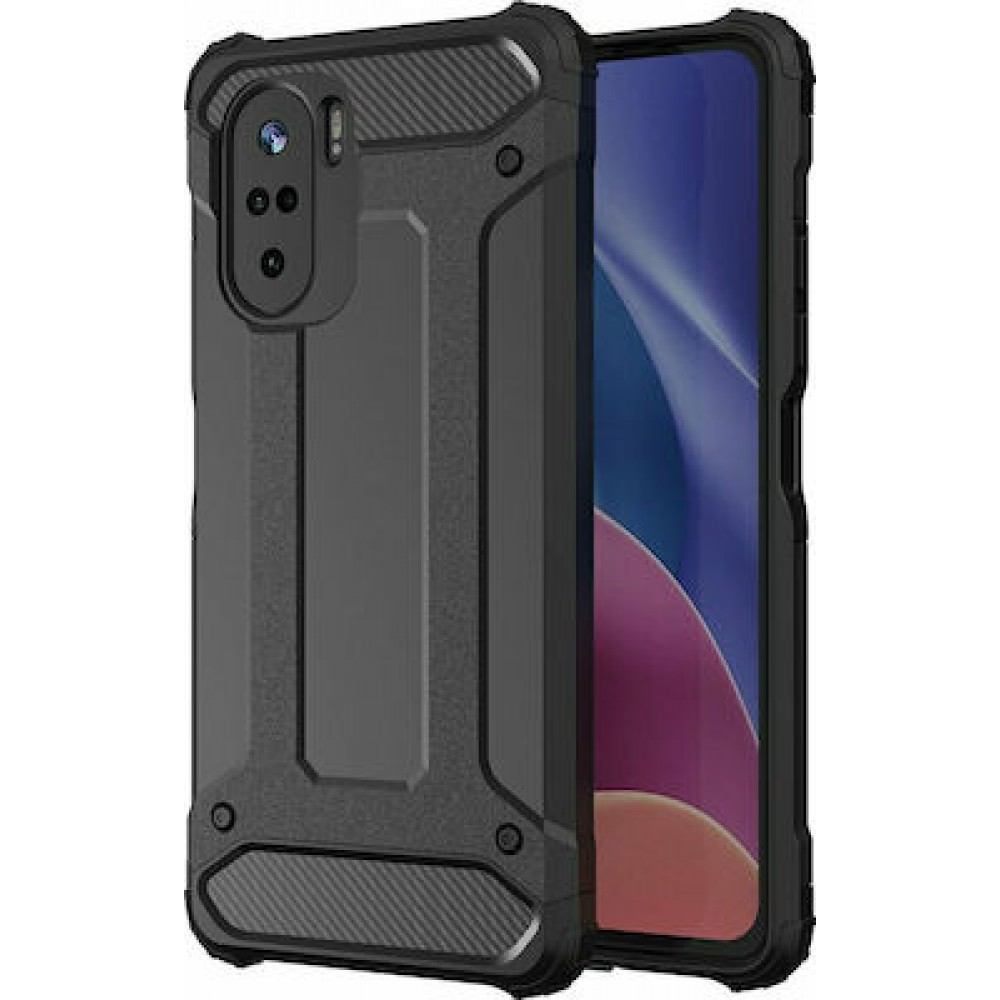 Θήκη Xiaomi Mi 11i / Poco F3 / Poco F3 Pro / Redmi K40 / Redmi K40 Pro Terrapin Armor Με Carbon Design –Μαύρο Θήκες Smartphone
