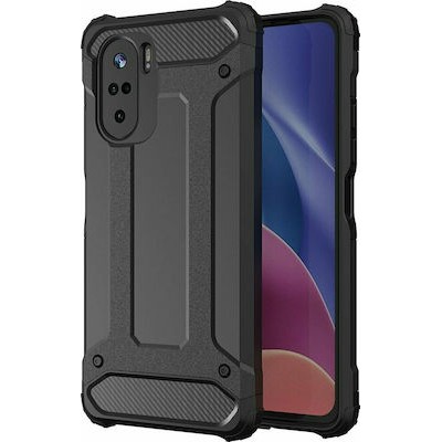 Θήκη Xiaomi Mi 11i / Poco F3 / Poco F3 Pro / Redmi K40 / Redmi K40 Pro Terrapin Armor Με Carbon Design –Μαύρο