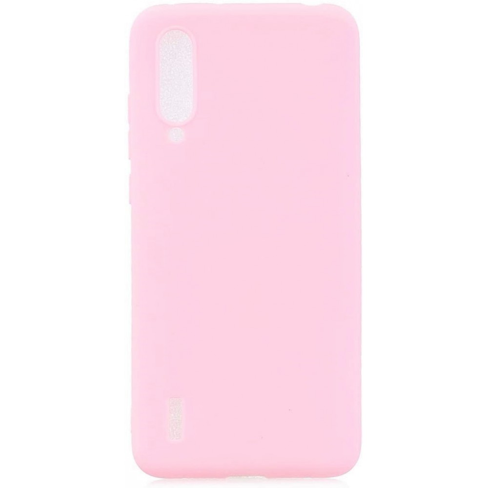 Θήκη Xiaomi Mi 9 Lite Σιλικόνης Back cover soft matte tpu -Pink Θήκες Smartphone