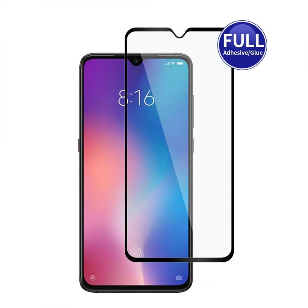 Xiaomi Mi 9 Lite 3D Full Face Προστατευτικό Οθόνης Αντιχαρακτικό Γυαλί –Μαύρο Προστασία οθόνης