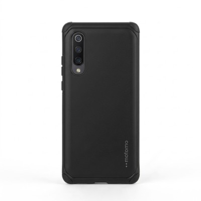 Θήκη Xiaomi Mi 9 Motomo Back Cover Υβριδική κατασκευή  -Μαύρο