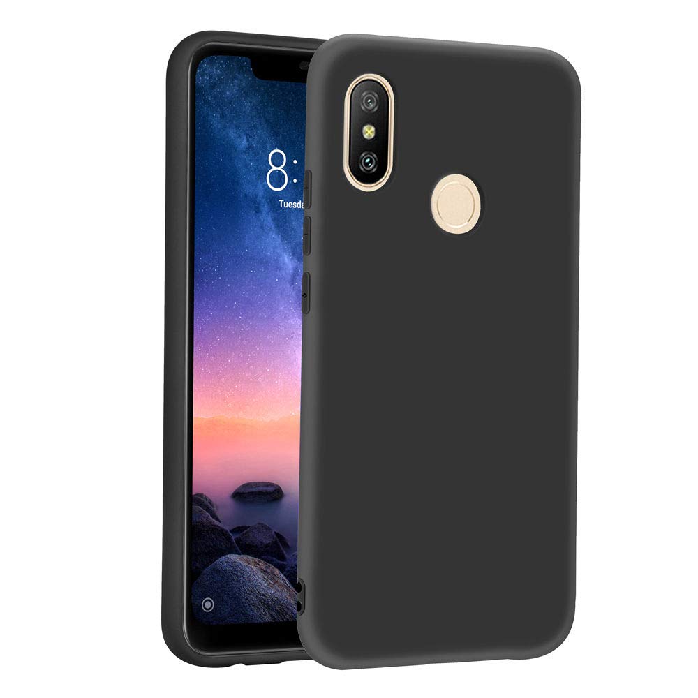 Θήκη Xiaomi Mi A2 Lite / Redmi 6 Pro Σιλικόνης Tpu Soft Flexible -Black  Θήκες Smartphone