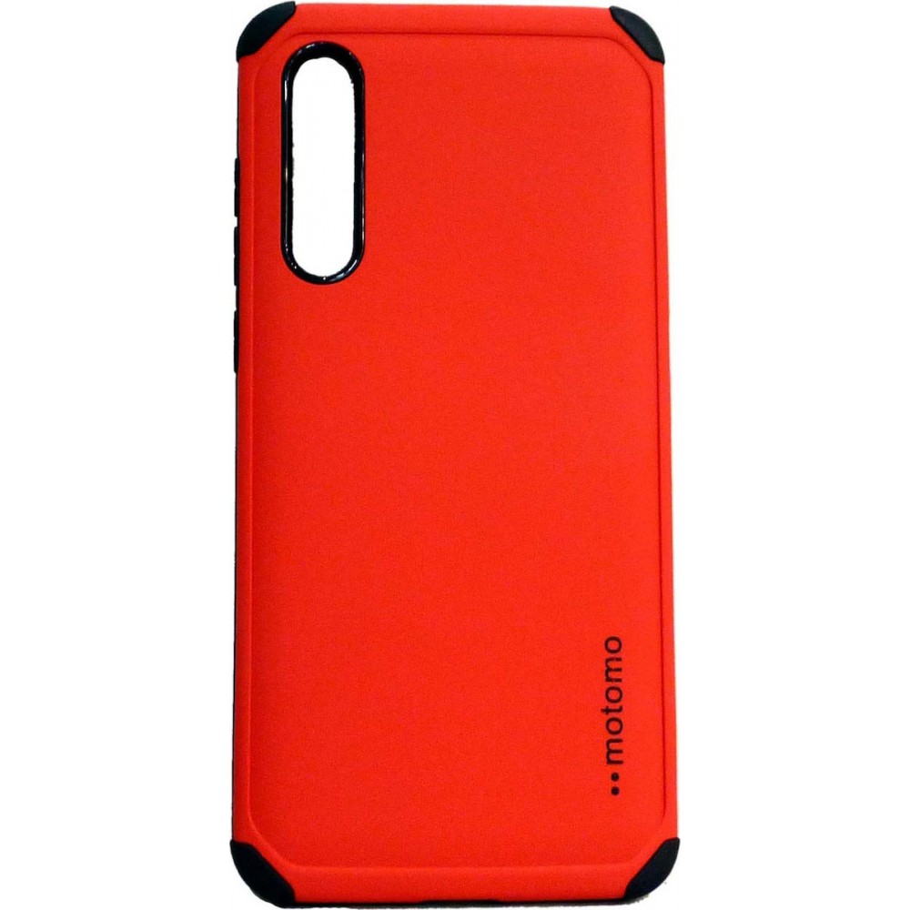 Θήκη Samsung Galaxy A50 / A30s / A50s Motomo Back Cover Υβριδική κατασκευή  -Κόκκινο  Θήκες Smartphone