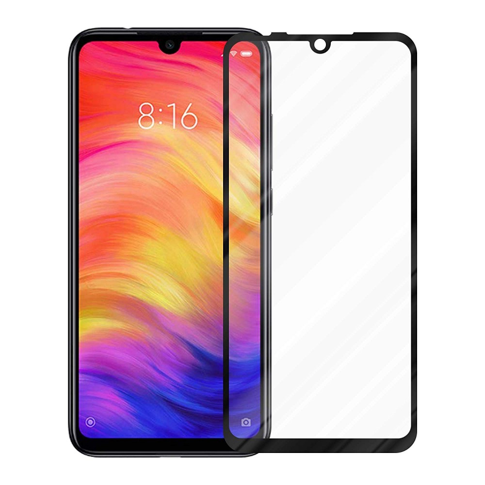 Xiaomi Redmi Note 7 3D Full Face Προστατευτικό Οθόνης Αντιχαρακτικό Γυαλί –Μαύρο Προστασία οθόνης