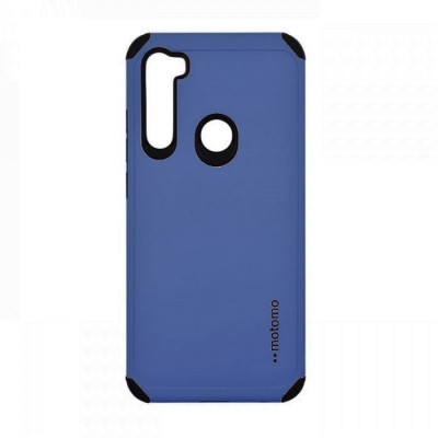 Θήκη Xiaomi Redmi Note 8 / Note 8 2021 Motomo Tough Armor Back Cover Υβριδική κατασκευή  -Blue