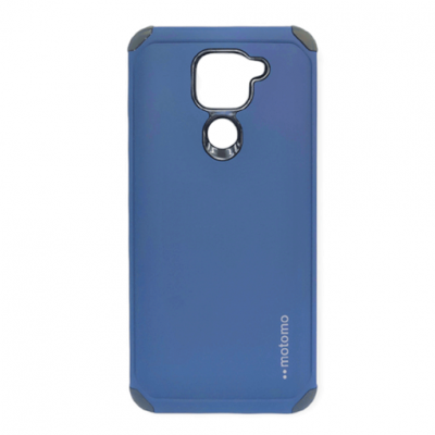 Θήκη Xiaomi Redmi Note 9 Motomo Back Cover Υβριδική κατασκευή  -Μπλε