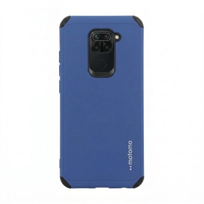Θήκη Xiaomi Redmi Note 9 Motomo Back Cover Υβριδική κατασκευή  -Μπλε