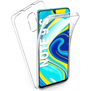 Xiaomi Redmi Note 9 Pro / Note 9s / Note 9 Pro Max Θήκη 360 protection front and back full body- Διάφανη / Χρυσό Θήκες Smartphone