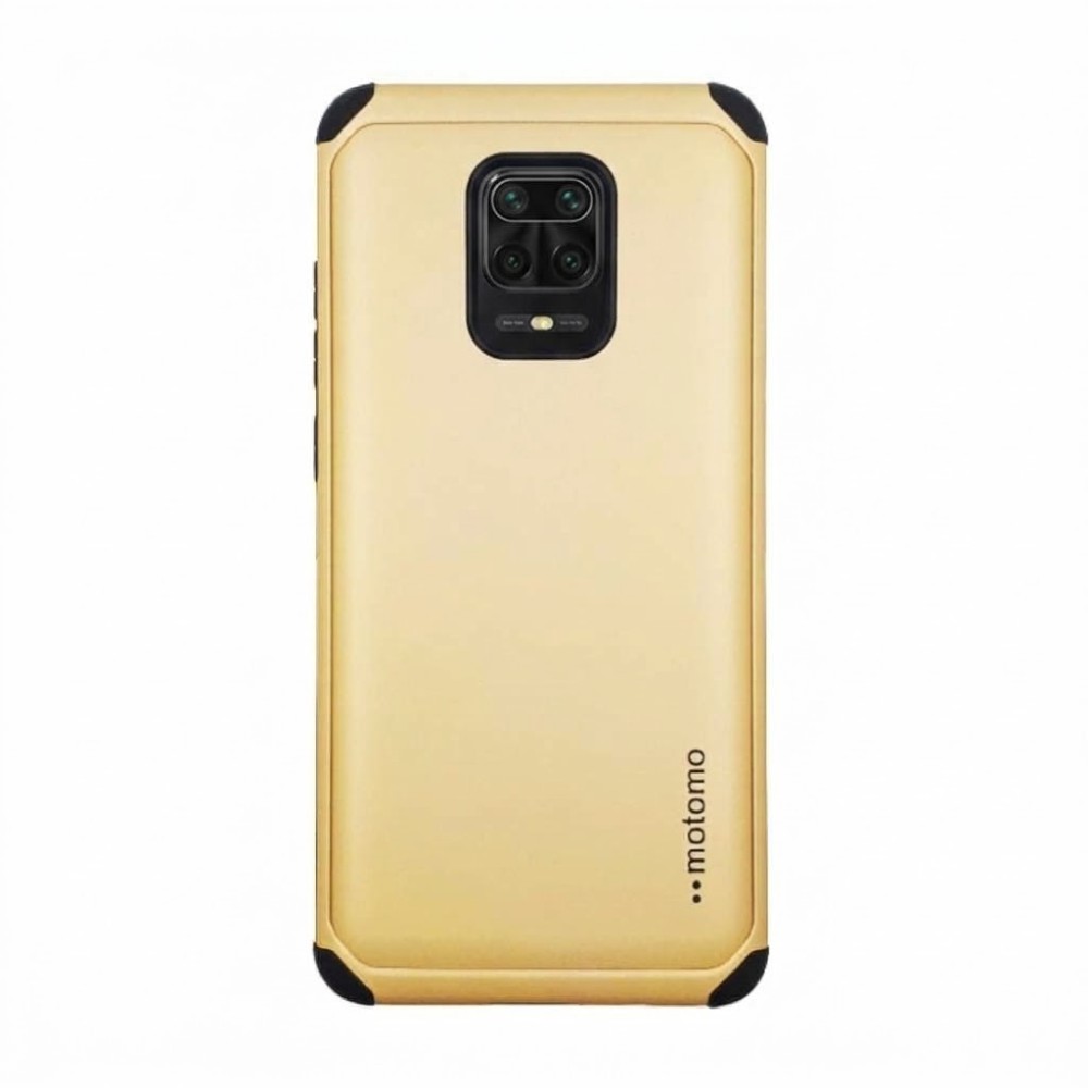 Θήκη Xiaomi Redmi Note 9 Pro / Note 9s / Note 9 Pro Max Motomo Back Cover Υβριδική κατασκευή -Χρυσό Θήκες Smartphone