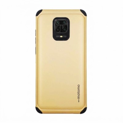 Θήκη Xiaomi Redmi Note 9 Pro / Note 9s / Note 9 Pro Max Motomo Back Cover Υβριδική κατασκευή -Χρυσό