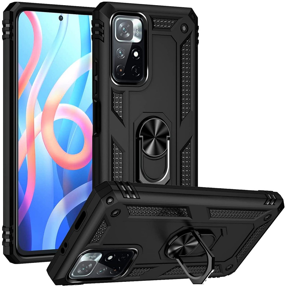 Θήκη Xiaomi Redmi Note 11 Pro / Note 11 Pro 5G / Poco X4 Pro 5G Rugged Armor Cover -Μαύρο Θήκες Smartphone