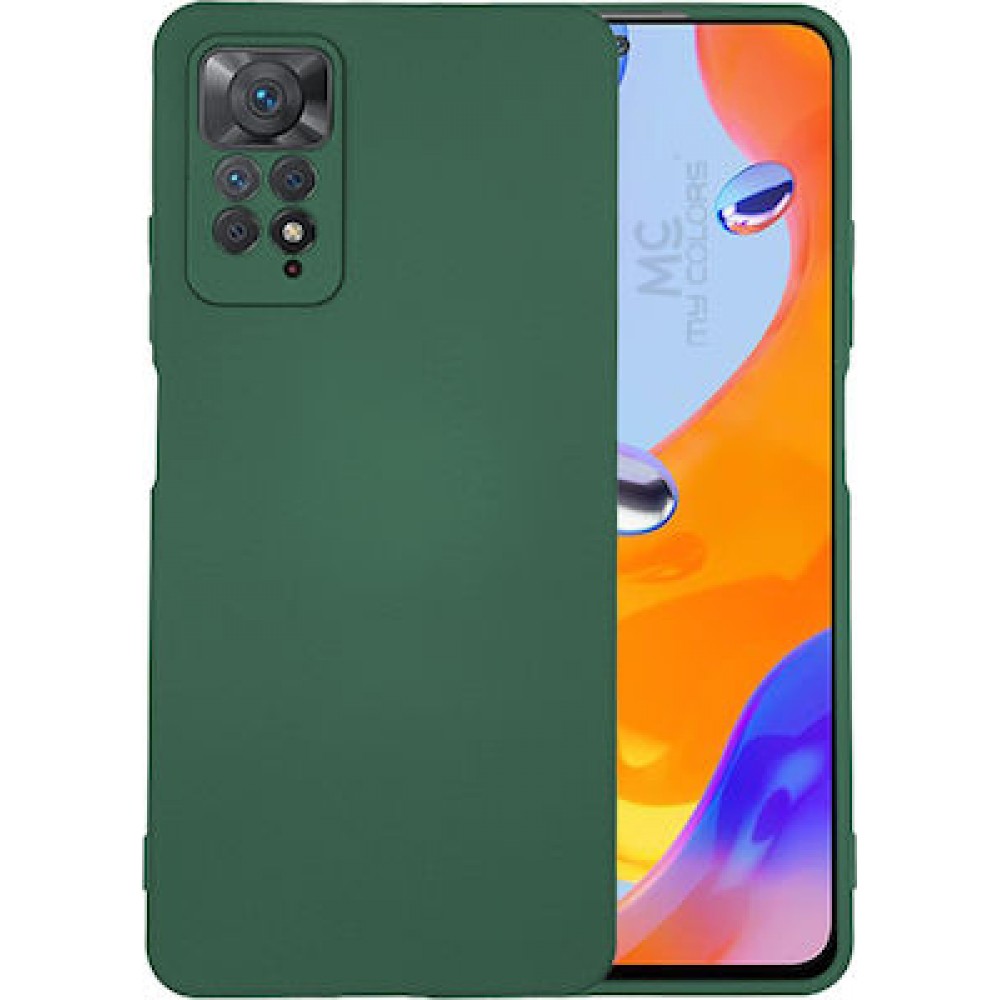 Θήκη Σιλικόνης Για Xiaomi Redmi Note 11 Pro / Note 11 Pro 5G / Poco X4 Pro 5G Soft Case 2.0mm –Σκούρο Πράσινο Θήκες Xiaomi Redmi Note 11 Pro / Note 11 Pro 5G / Poco X4 Pro 5G
