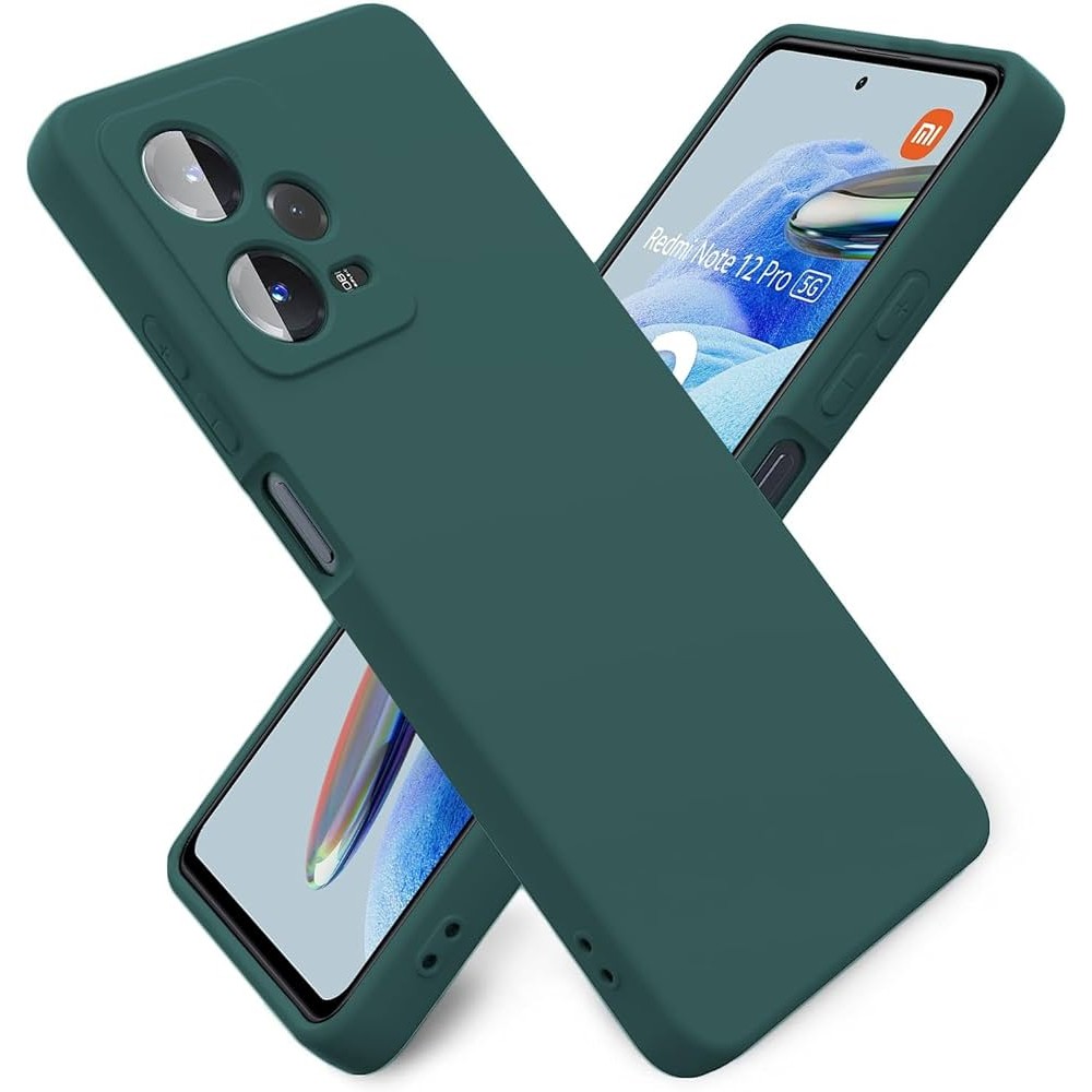 Θήκη Σιλικόνης Για Xiaomi Redmi Note 12 4G Soft Case 2.0mm –Green Forest Θήκες Smartphone