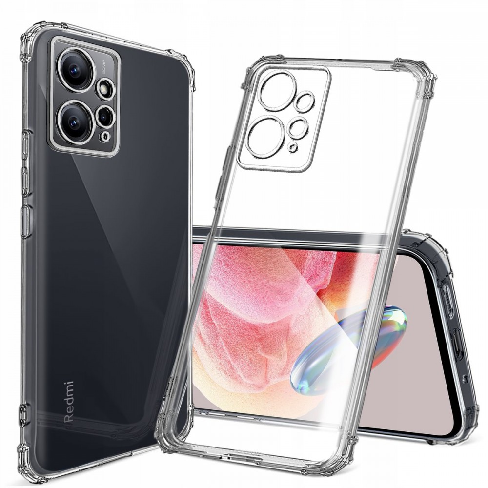 Θήκη Xiaomi Redmi Note 12 4G Σιλικόνης Anti Shock 1.5mm -Διάφανη Θήκες Smartphone