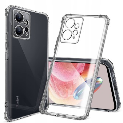 Θήκη Xiaomi Redmi Note 12 4G Σιλικόνης Anti Shock 1.5mm -Διάφανη