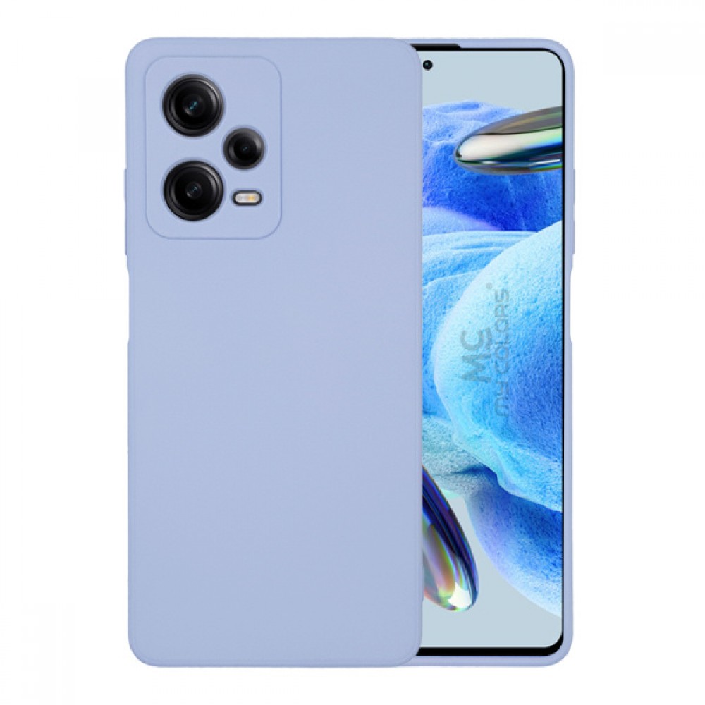 Θήκη Σιλικόνης Για Xiaomi Redmi Note 12 5G / Poco X5 5G Soft Case 2.0mm –Λιλά Θήκες Xiaomi Redmi Note 12 5G