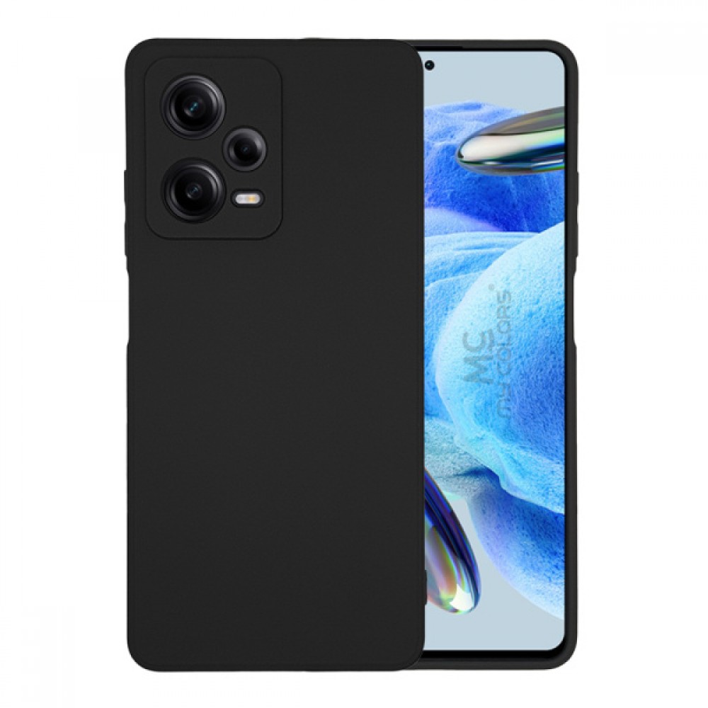 Θήκη Σιλικόνης Για Xiaomi Redmi Note 12 5G / Poco X5 5G Soft Case 2.0mm –Μαύρο Θήκες Smartphone