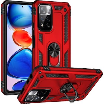 Θήκη Xiaomi Redmi Note 12 Pro 4G Rugged Armor Cover -Κόκκινο
