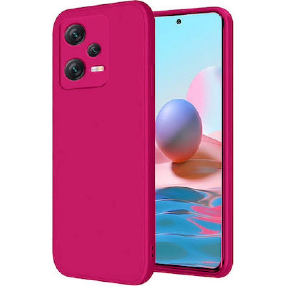 Θήκη Σιλικόνης Για Xiaomi Redmi Note 12 Pro 5G / Poco X5 Pro 5G Soft Case 2.0mm –Φούξια Θήκες Xiaomi Redmi Note 12 Pro 5G 