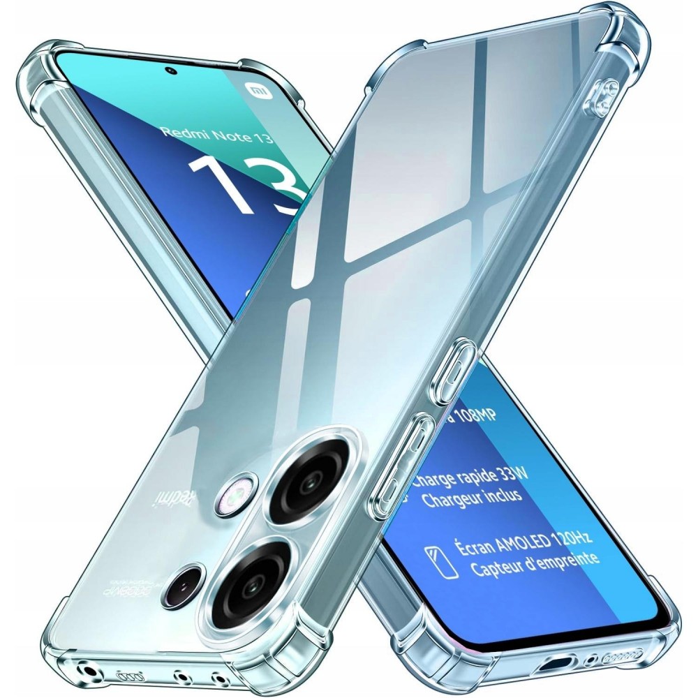 Θήκη Xiaomi Redmi Note 13 4G Σιλικόνης Anti Shock 1.5mm -Διάφανη Θήκες Smartphone