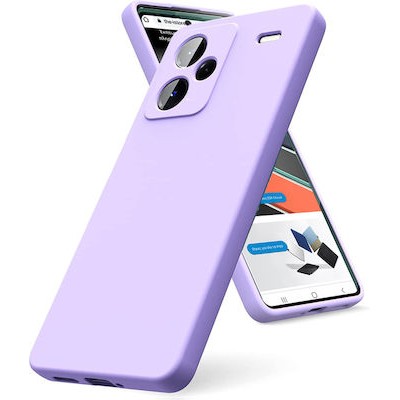 Θήκη Σιλικόνης Για Xiaomi Redmi Note 13 5G Soft Case 2.0mm –Λιλά