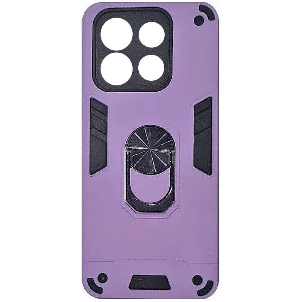 Θήκη Xiaomi Redmi Note 13 5G Hybrid Shockproof Armor Case Stand Metal Ring -Λιλά Θήκες Smartphone