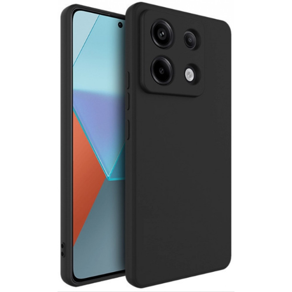 Θήκη Σιλικόνης Για Xiaomi Redmi Note 13 Pro 5G / Poco X6 5G Soft Case 2.0mm –Μαύρο Θήκες Smartphone