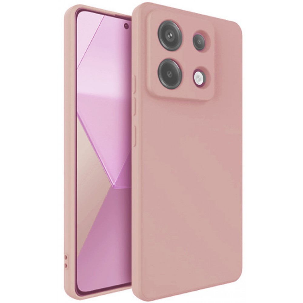 Θήκη Σιλικόνης Για Xiaomi Redmi Note 13 Pro 5G / Poco X6 5G Soft Case 2.0mm –Ροζ Θήκες Smartphone